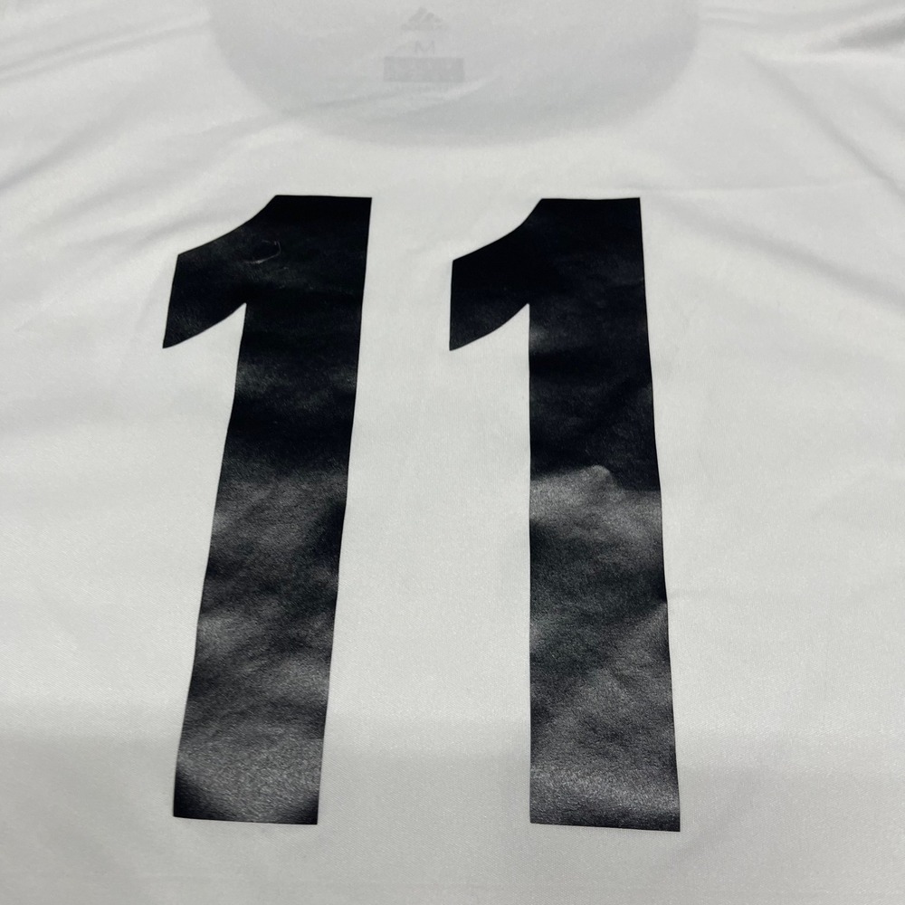 Portland Community College Jersey Men Medium White Adidas Soccer #11 Player Worn - Picture 11 of 15